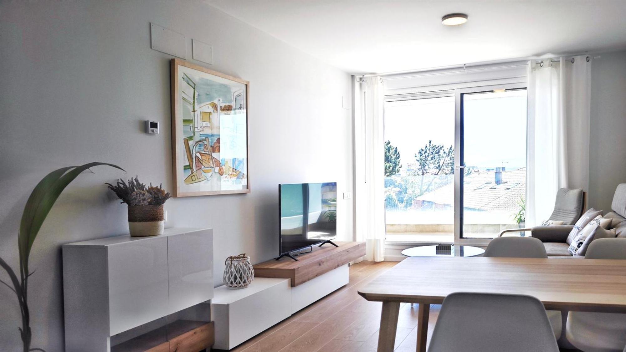 Desconectaengalicia Apartamento Zoo Con Piscina Y Vistas Al Mar A 150 Metros De Silgar Sanxenxo Bagian luar foto