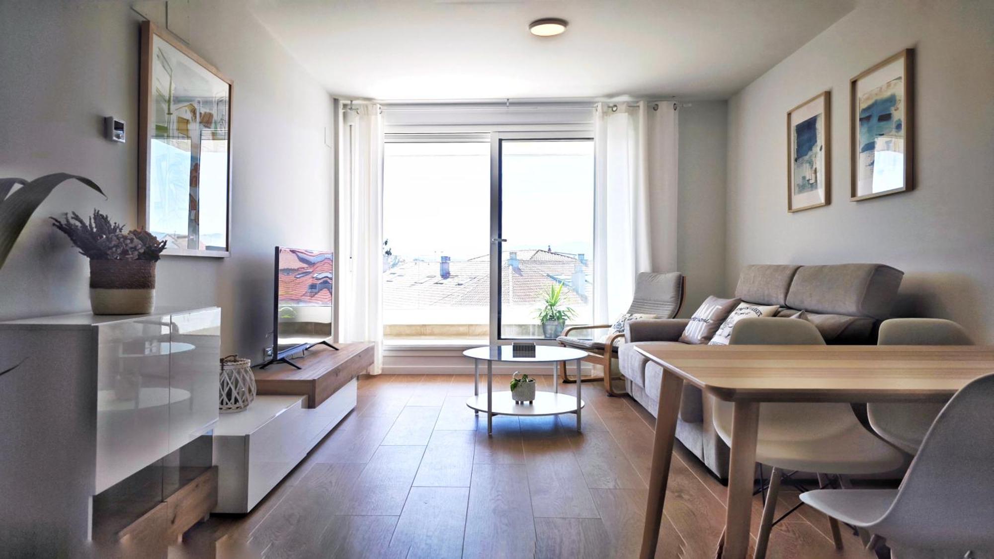 Desconectaengalicia Apartamento Zoo Con Piscina Y Vistas Al Mar A 150 Metros De Silgar Sanxenxo Bagian luar foto