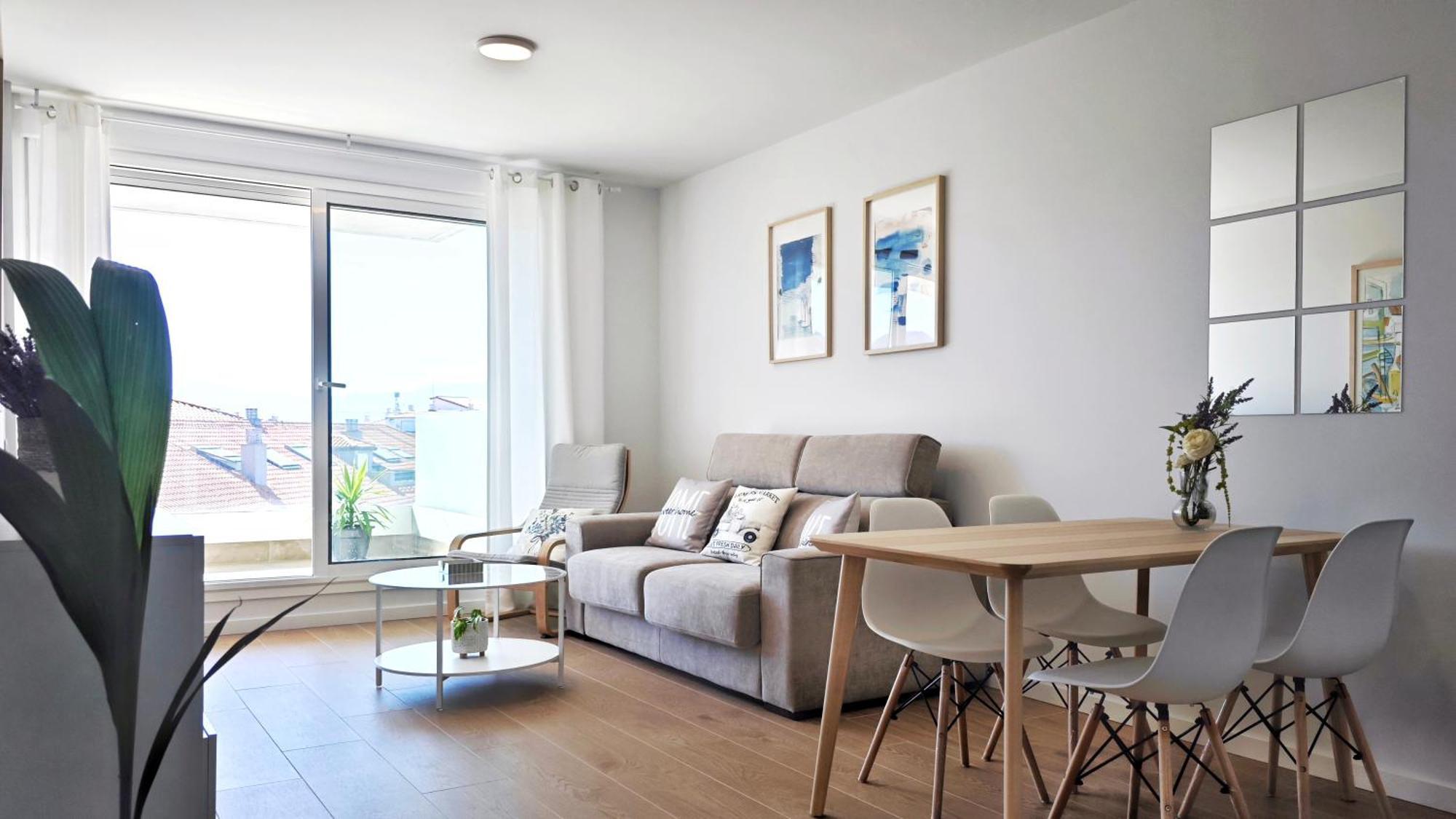 Desconectaengalicia Apartamento Zoo Con Piscina Y Vistas Al Mar A 150 Metros De Silgar Sanxenxo Bagian luar foto