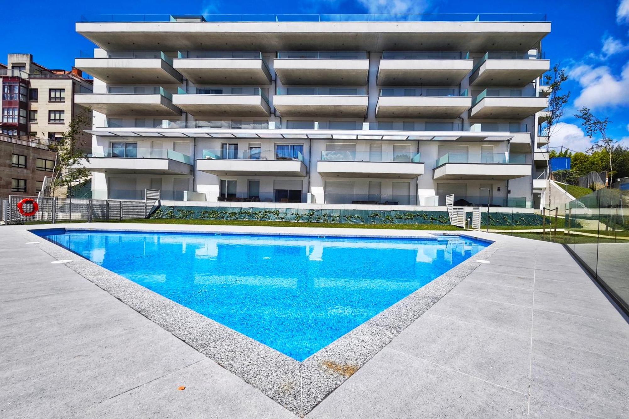 Desconectaengalicia Apartamento Zoo Con Piscina Y Vistas Al Mar A 150 Metros De Silgar Sanxenxo Bagian luar foto